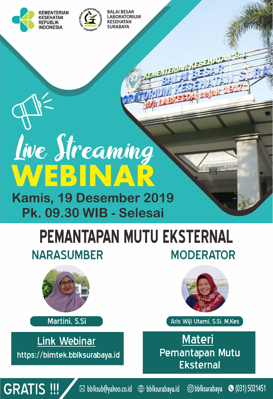 Webinar Pemantapan Mutu Eksternal